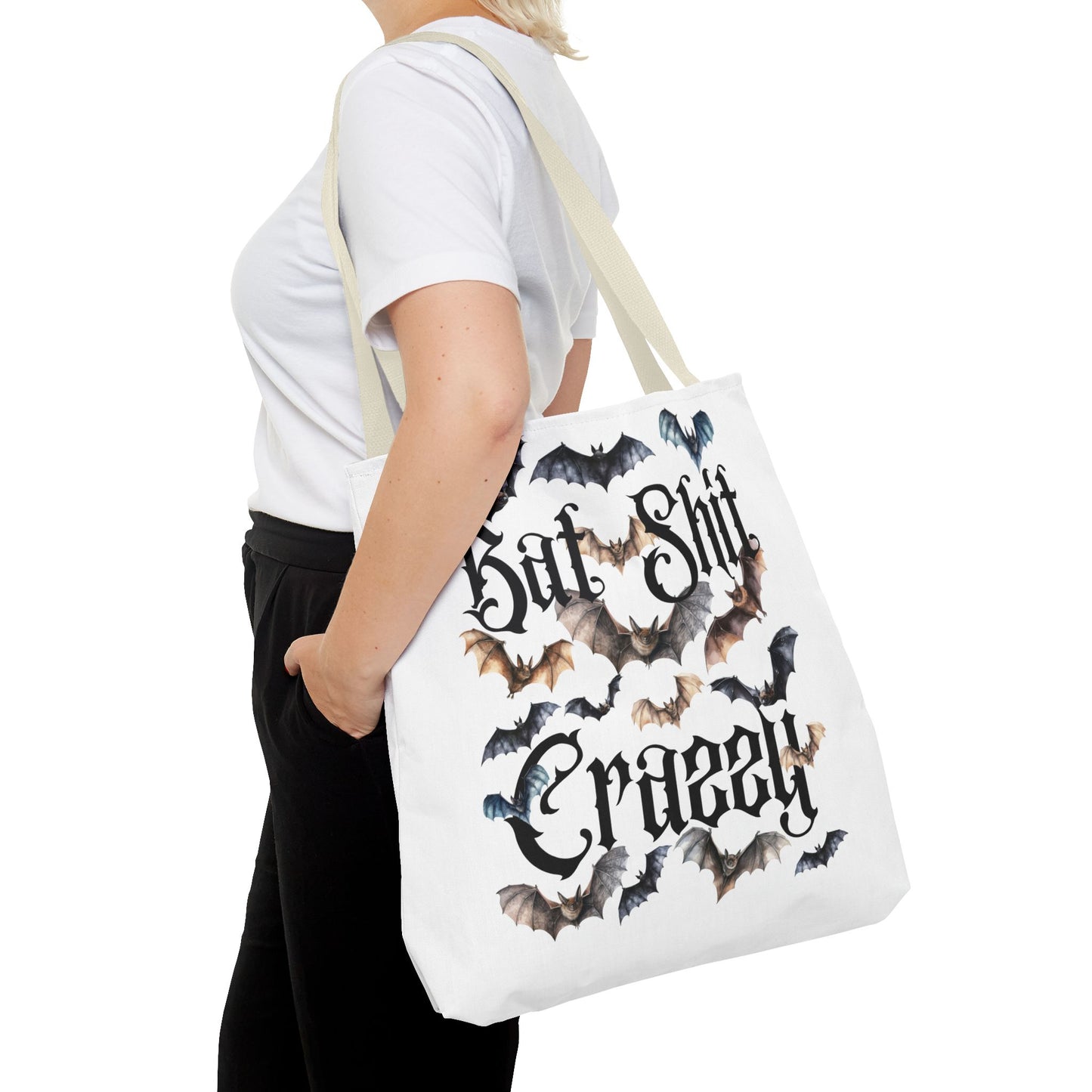 Bat Shit Crazy Halloween Tote Bag