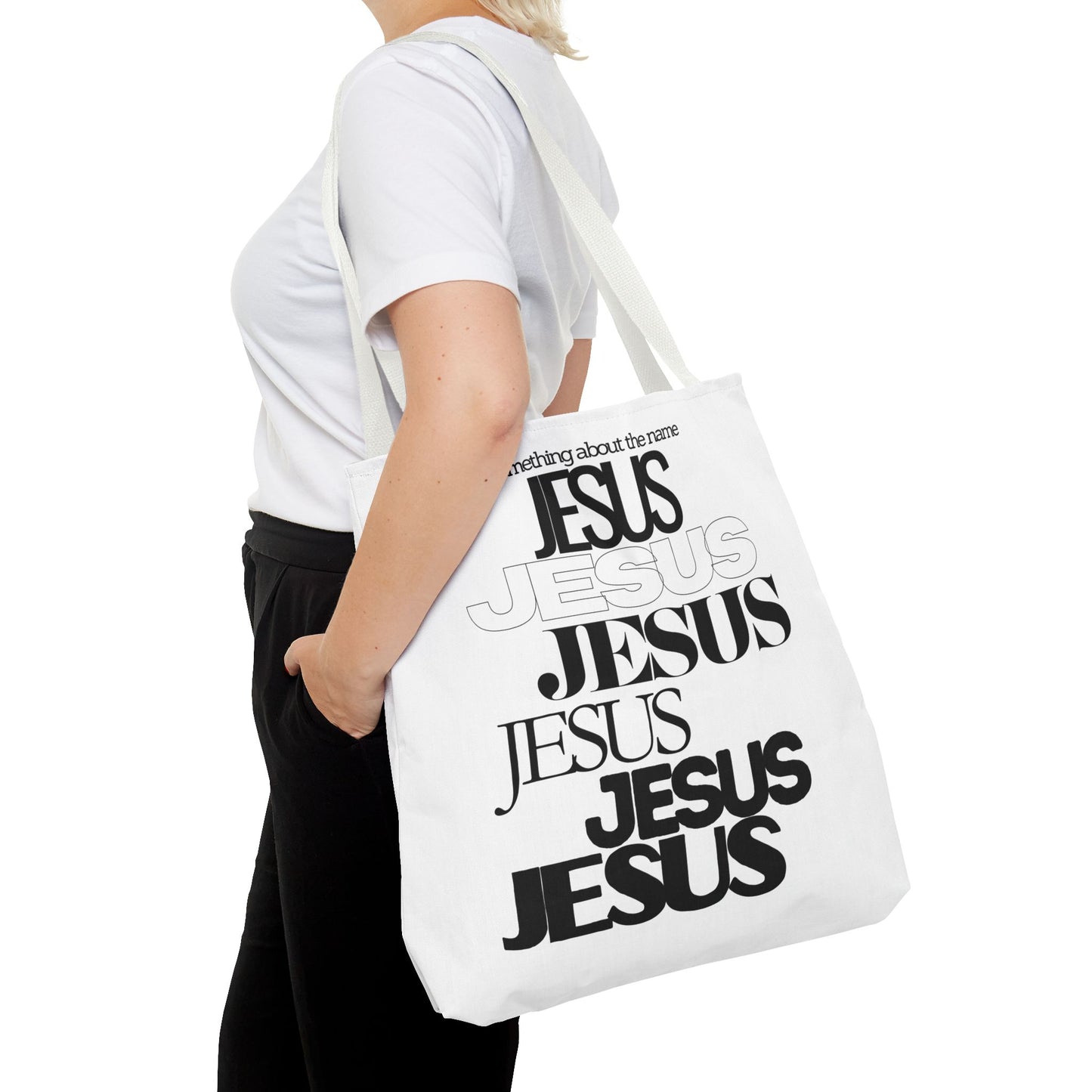 In His Name Book Tote (AOP)