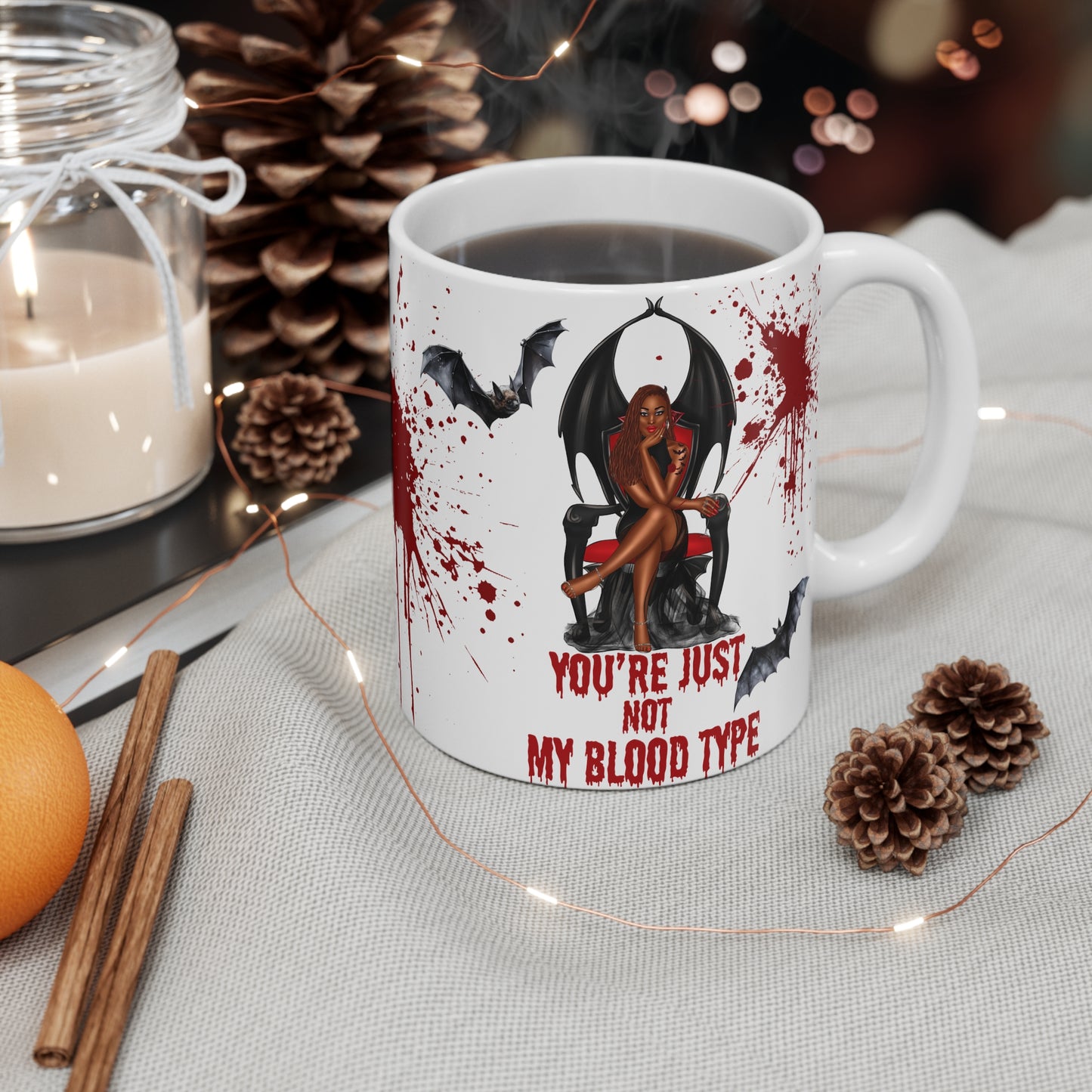 My Blood Type Halloween Mug 11oz