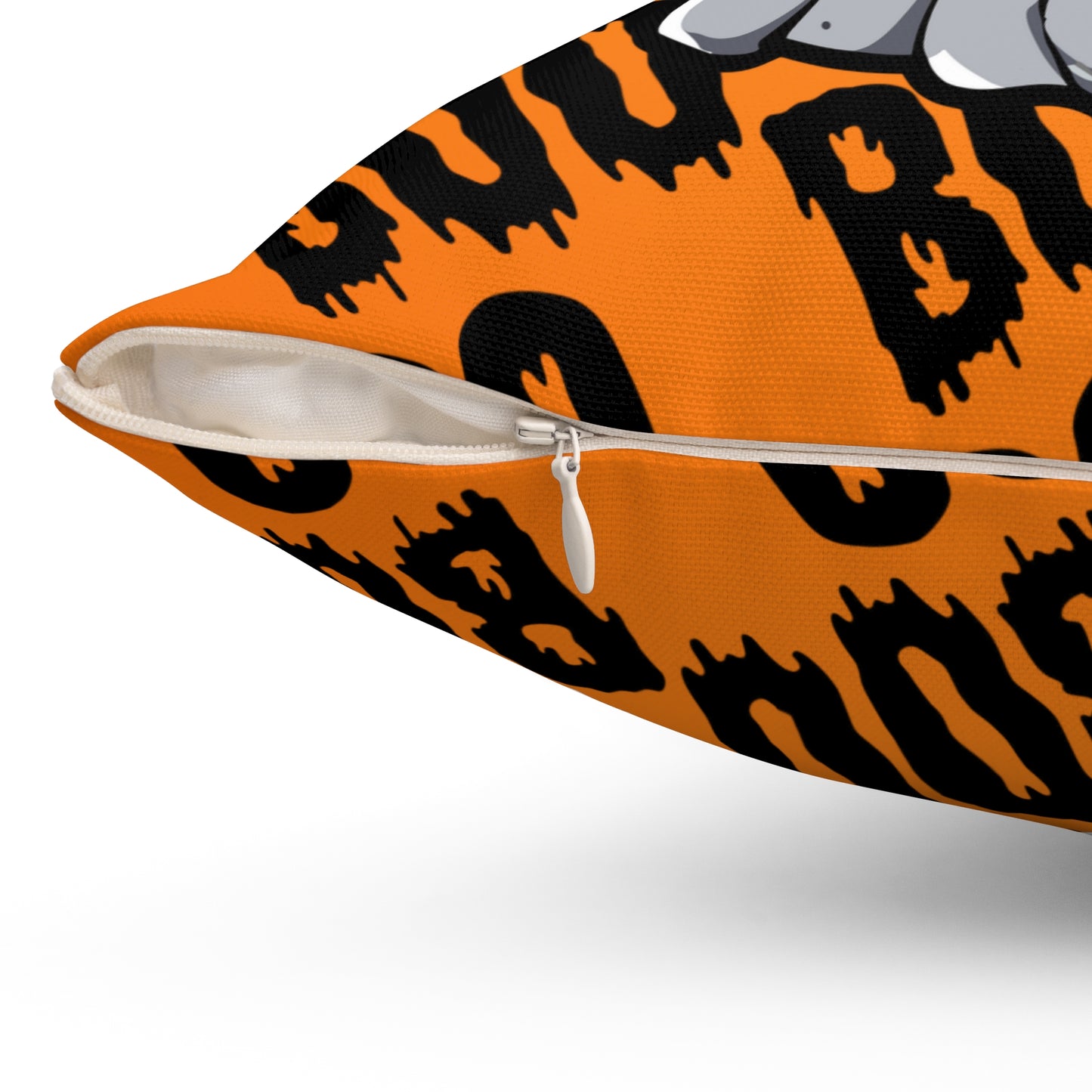 Boo Ghost Halloween Pillow Spun Polyester Square