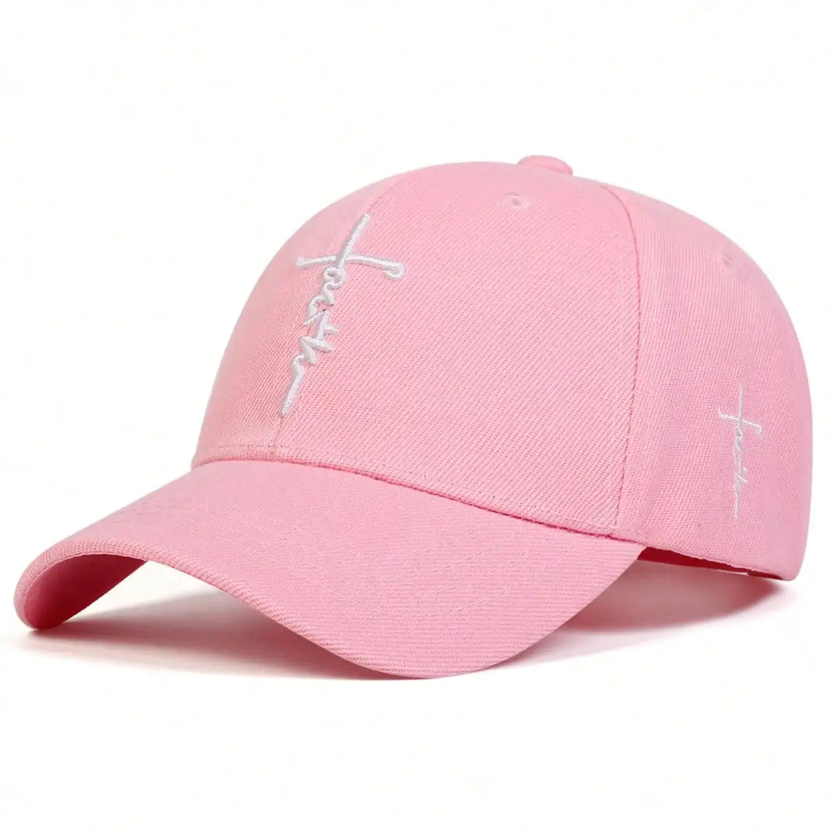 Faith Embroidery Baseball Cap - Unisex Adjustable Sun Hat