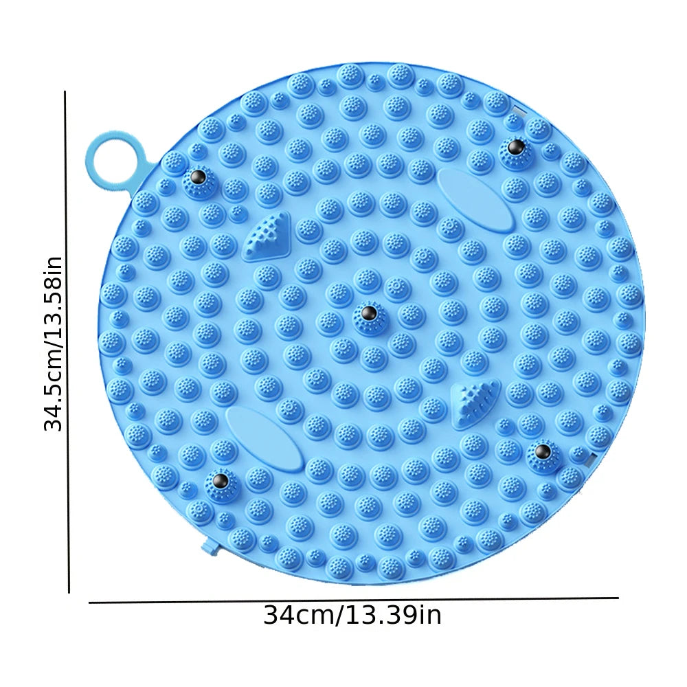 Acupressure Foot Massage Pad - Portable Pressure Relief Mat for Relaxation