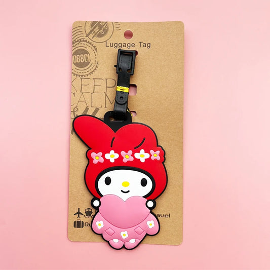 Hello Kitty & Friends Silicone Luggage Tag - Cute Suitcase ID Address Holder