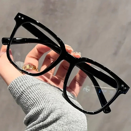 Stylish Anti-Blue Light Glasses Set - 3-Piece Unisex Frame for Eye Protection