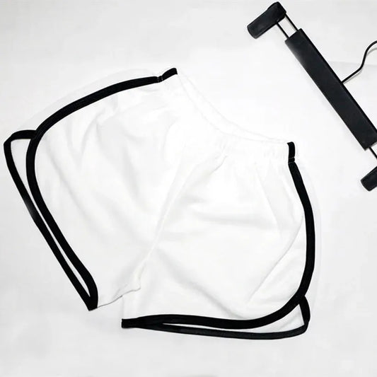 Vintage-Inspired Elastic Running Shorts - Women's Quick-Dry Fitness Leisurewear