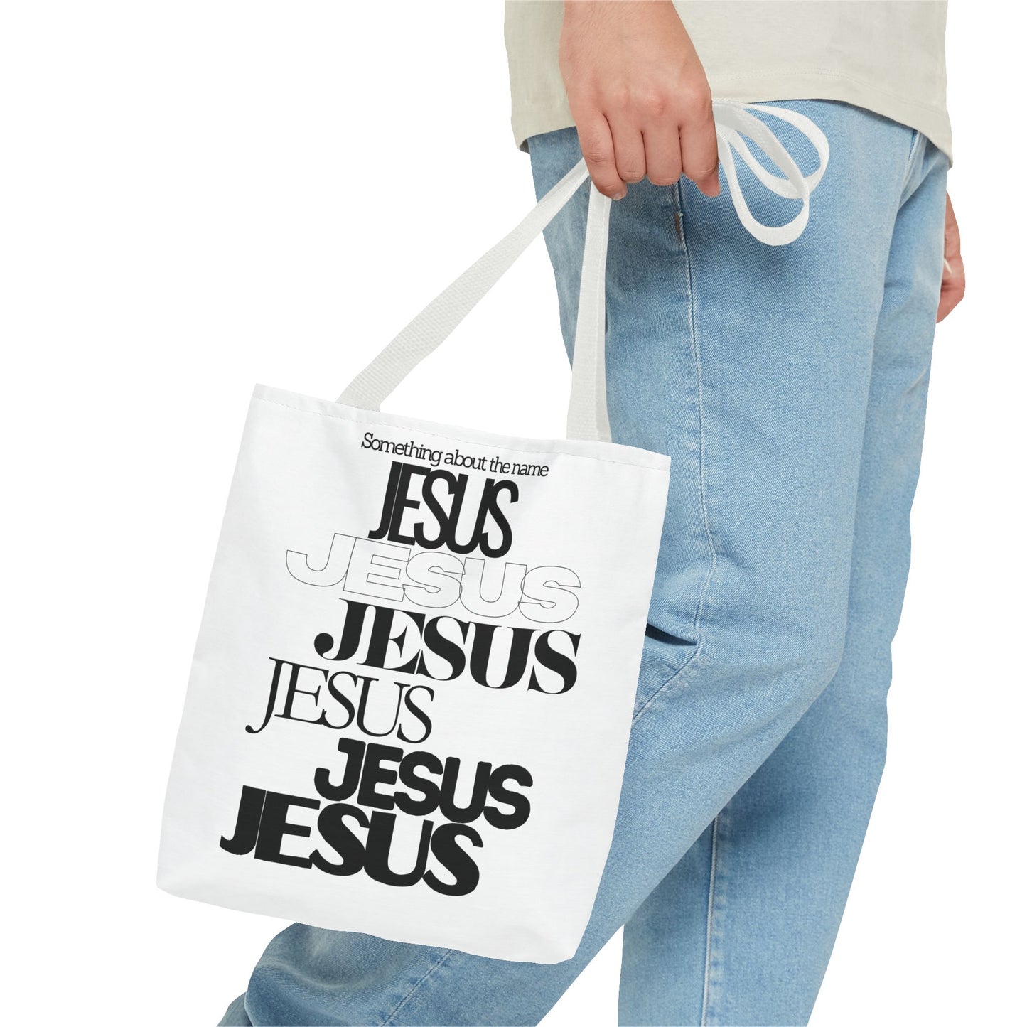 In His Name Book Tote (AOP)