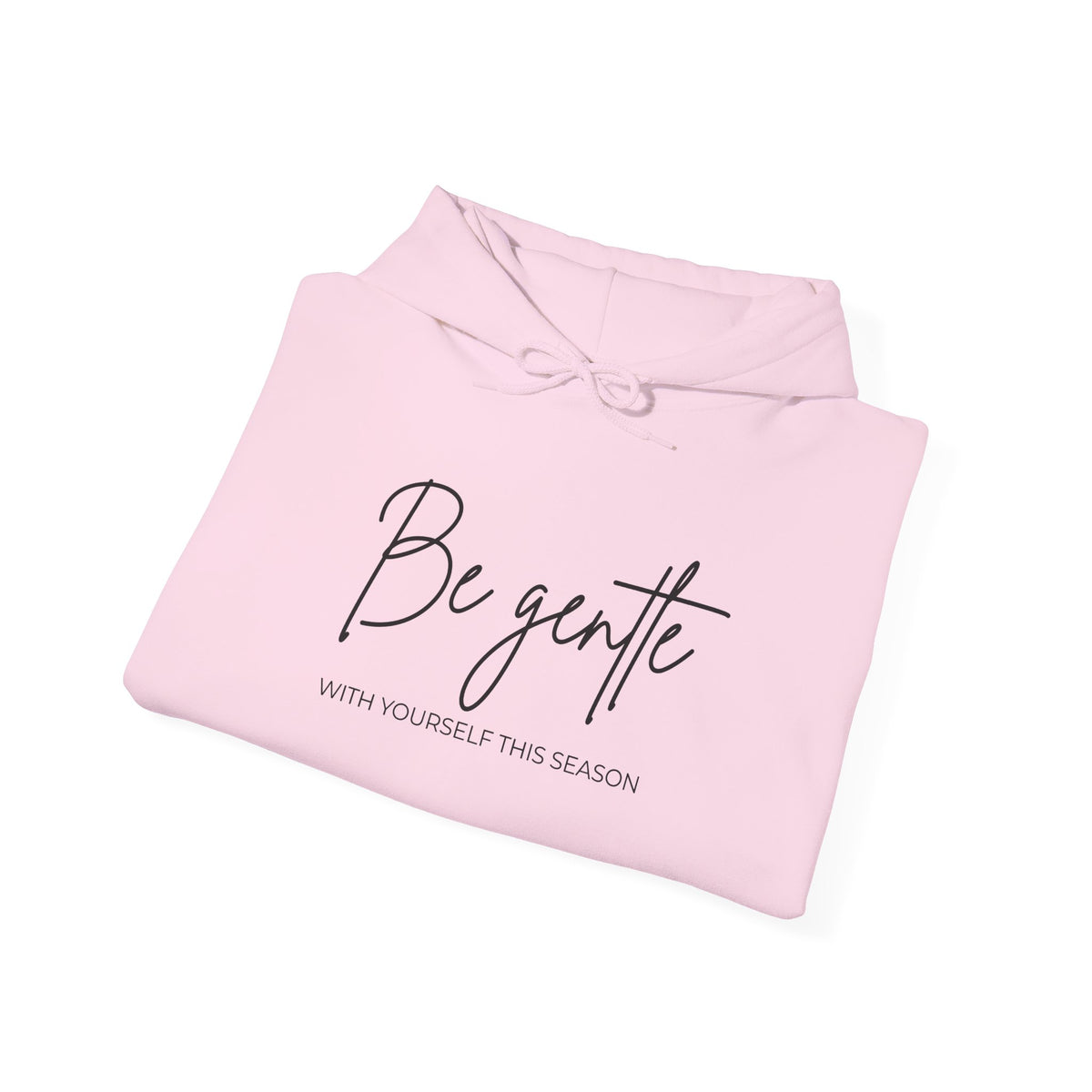 Be Gentle Hoodie – Light Pink & Sand