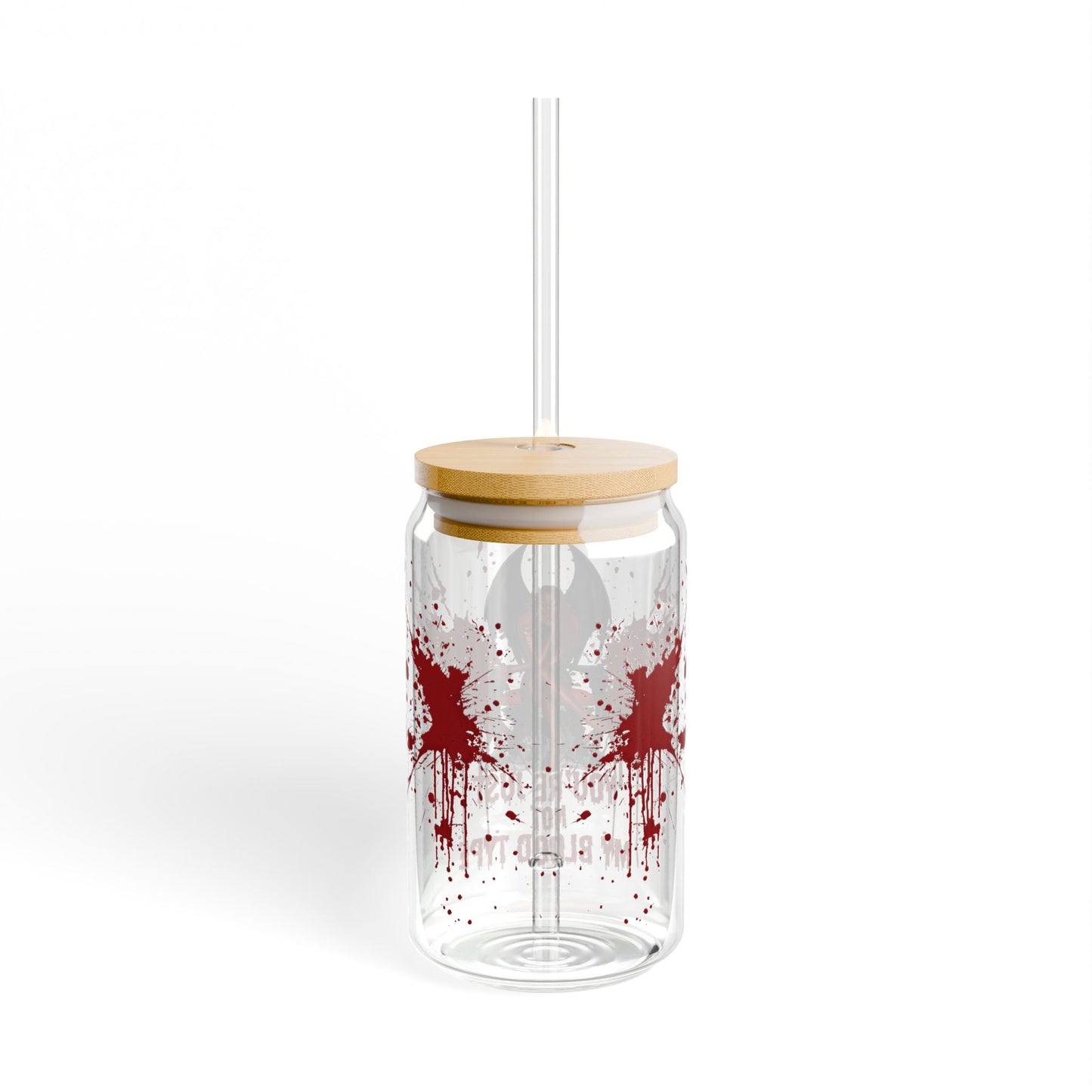 My Blood Type Halloween Sipper Glass, 16oz