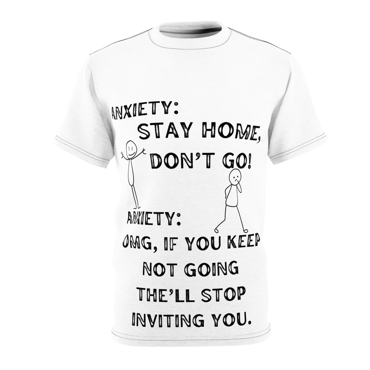 Anxiety 101 Graphic Tee (AOP)