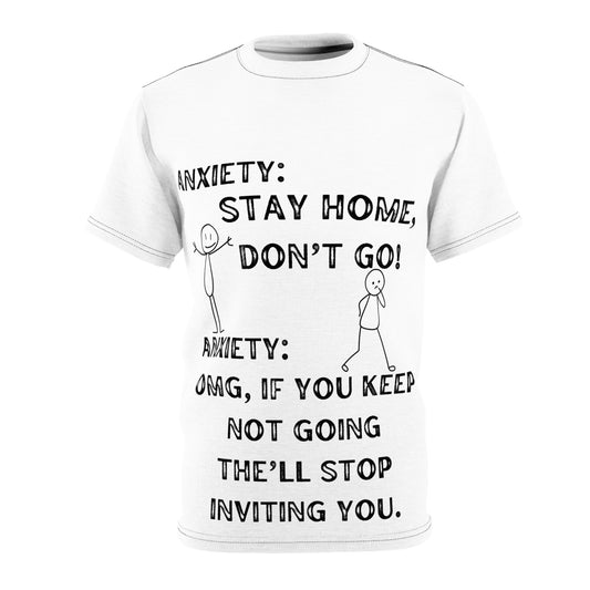 Anxiety 101 Graphic Tee (AOP)