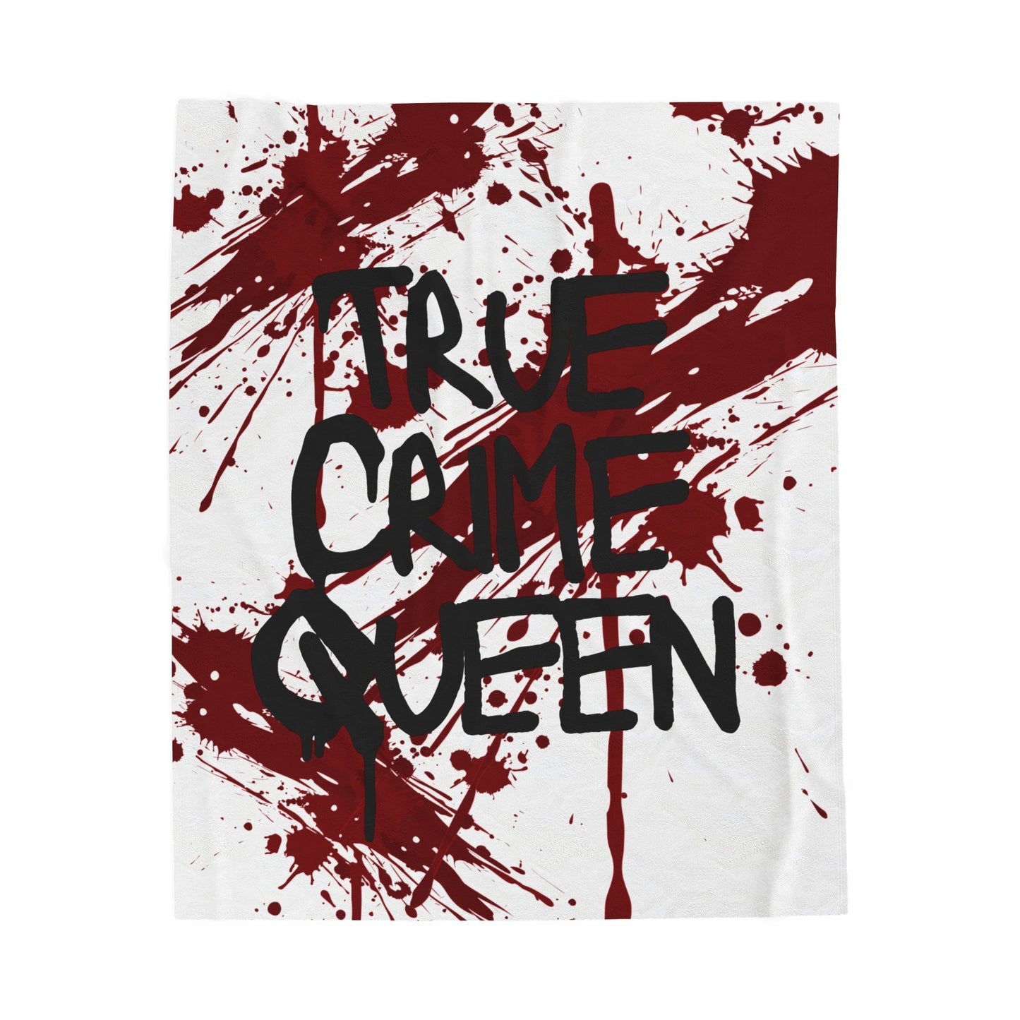 True Crime Queen Velveteen Plush Blanket, Cozy Throw for Crime Lovers, Home Décor, Gift for Fans, Soft Blanket for Movie Nights, True [...]