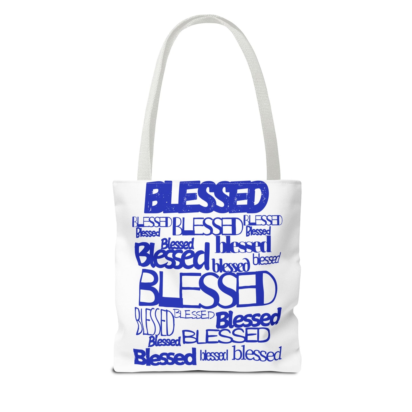 Blessed in Every Font Book Tote  (AOP)