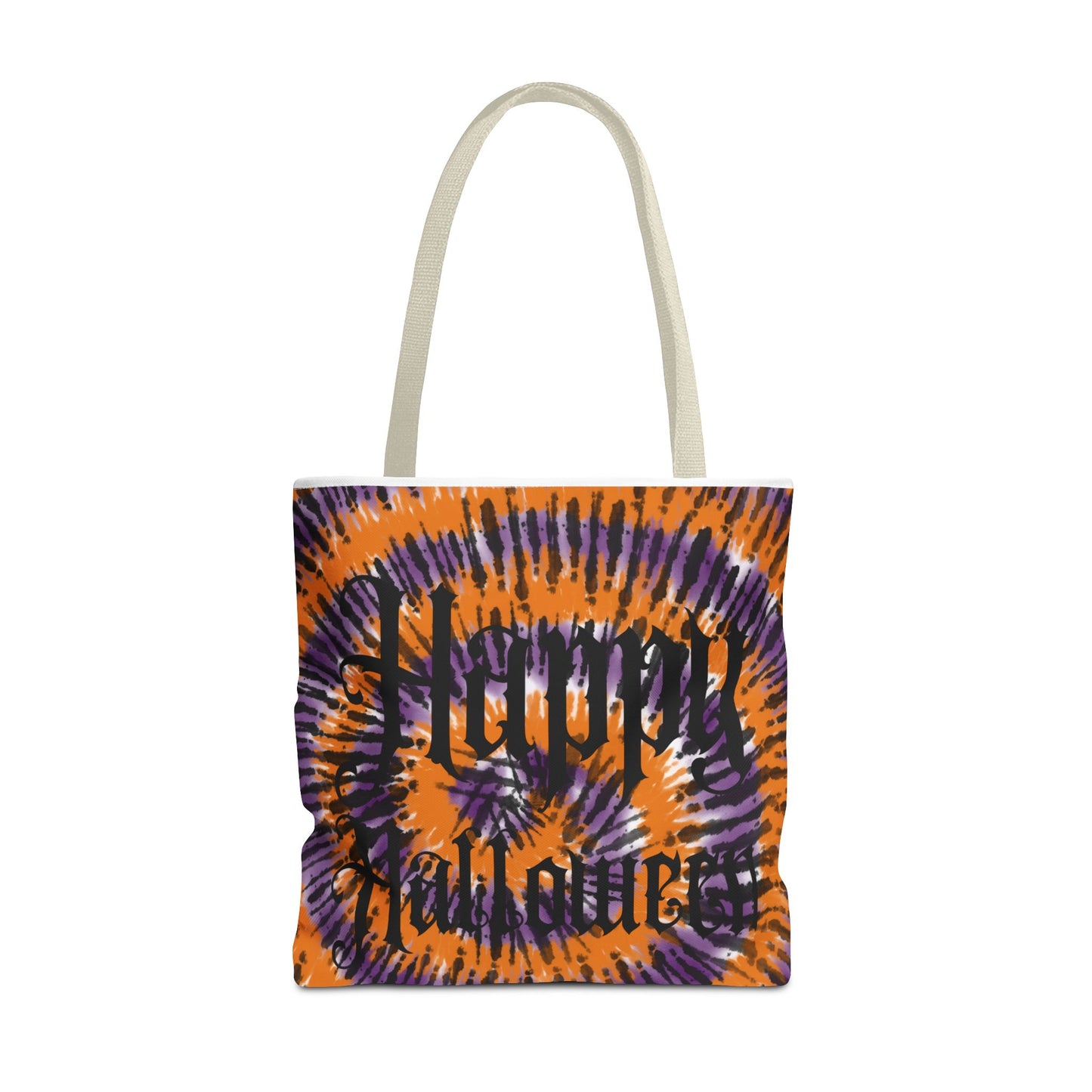 Happy Halloween Tie Dye Tote Bag