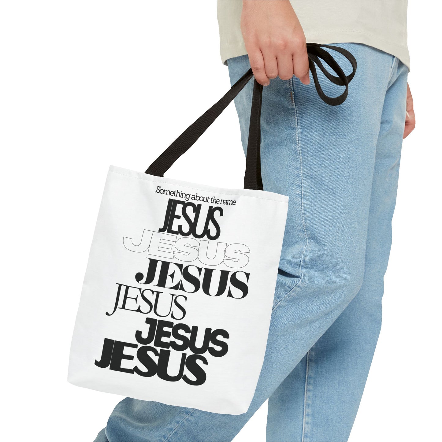 In His Name Book Tote (AOP)