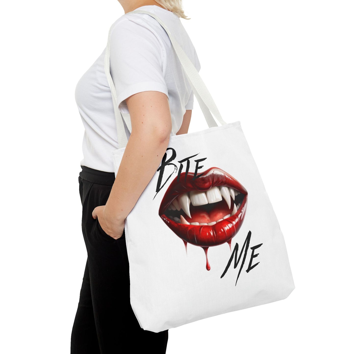 Bite Me Halloween Tote Bag