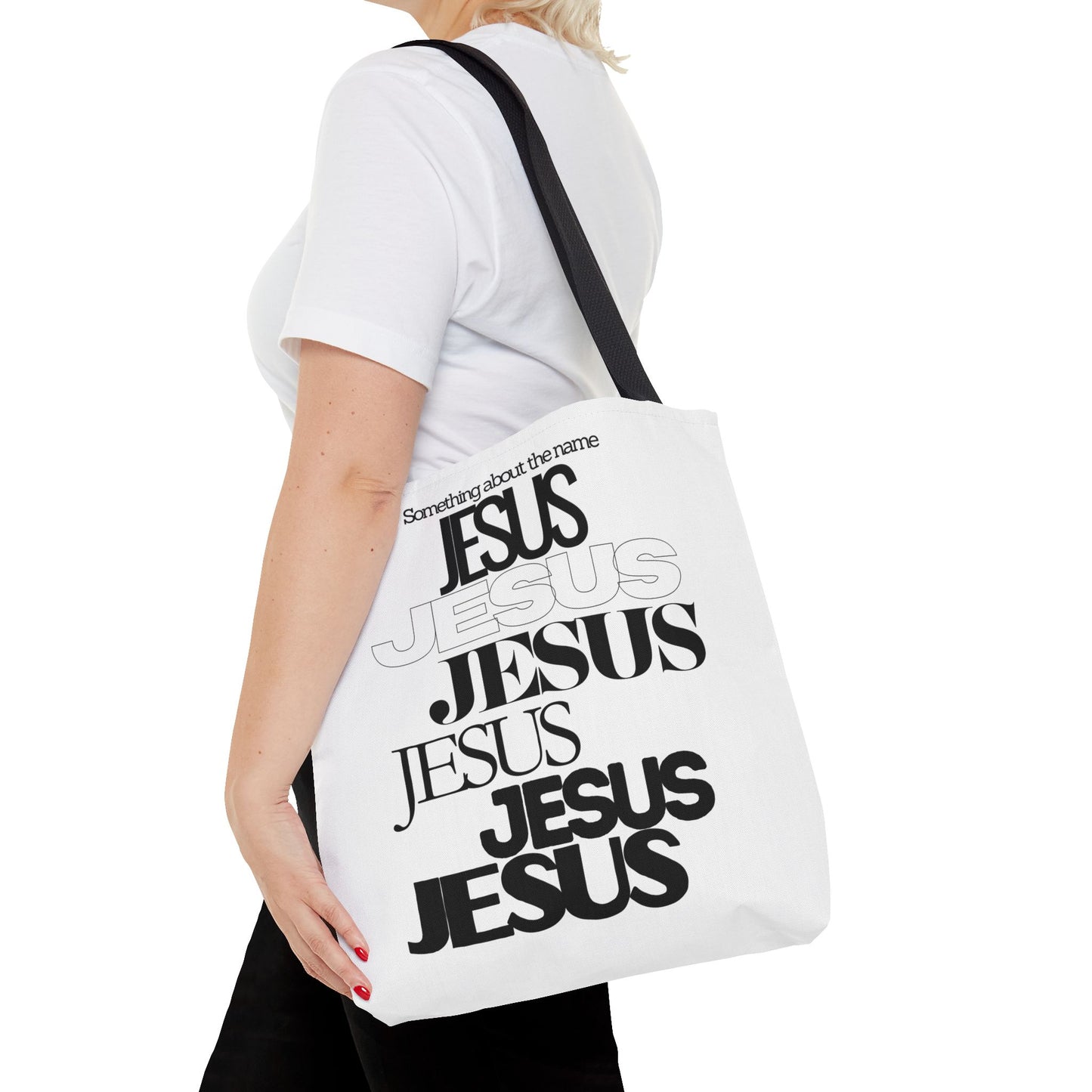 In His Name Book Tote (AOP)