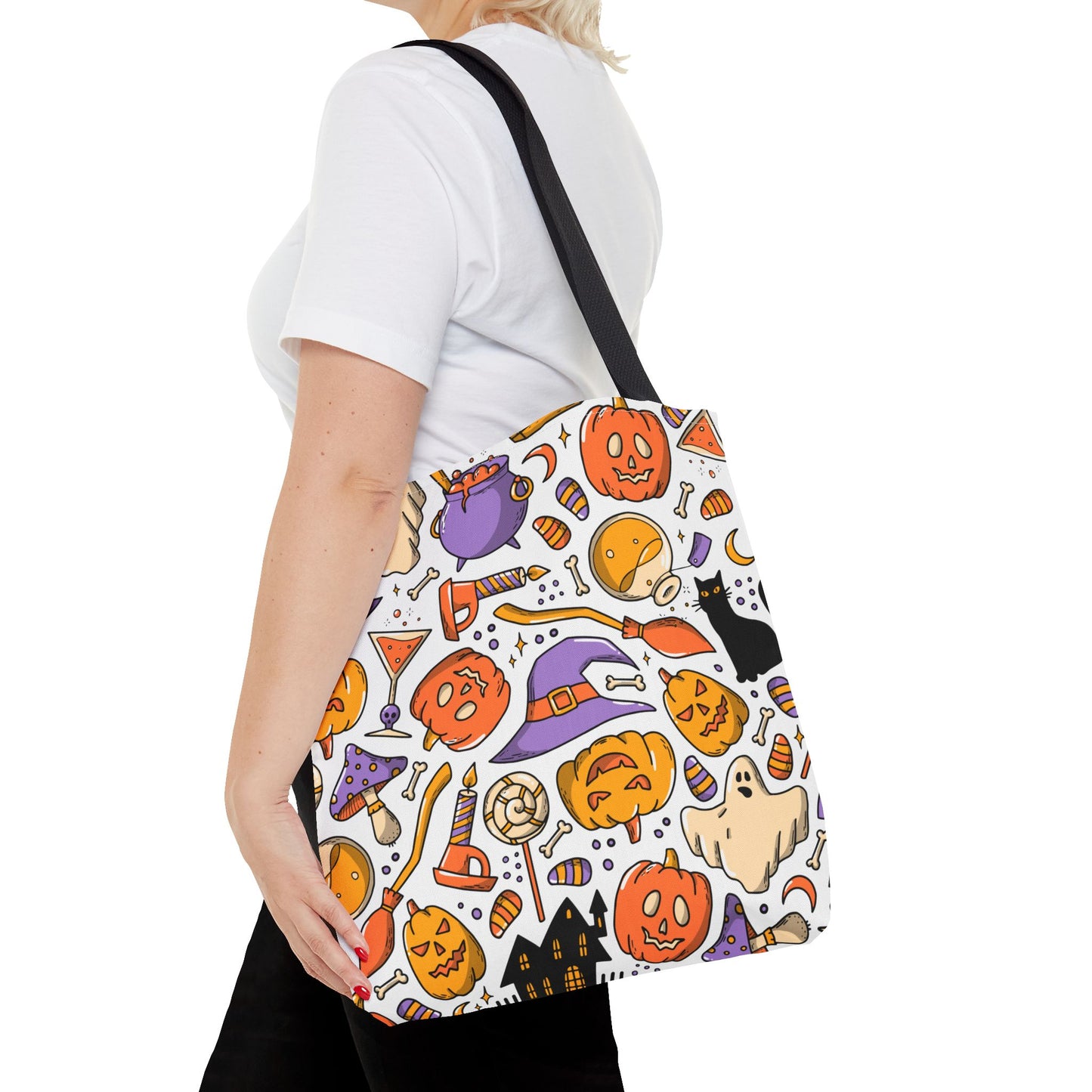 Halloween Print Tote Bag