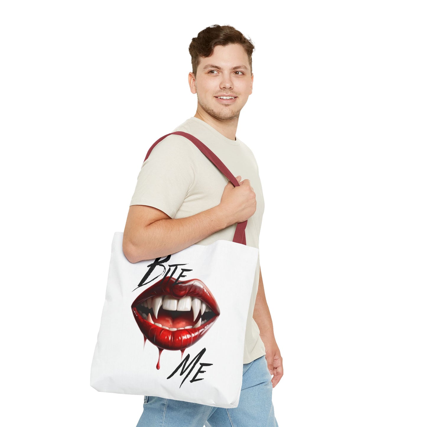 Bite Me Halloween Tote Bag