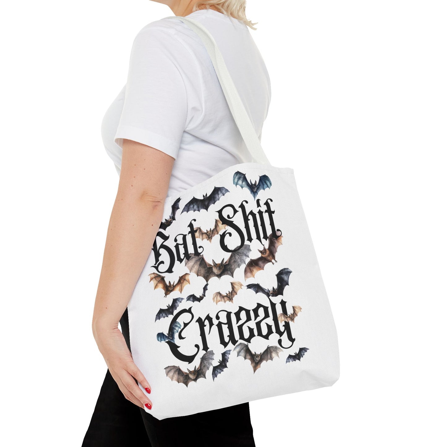 Bat Shit Crazy Halloween Tote Bag