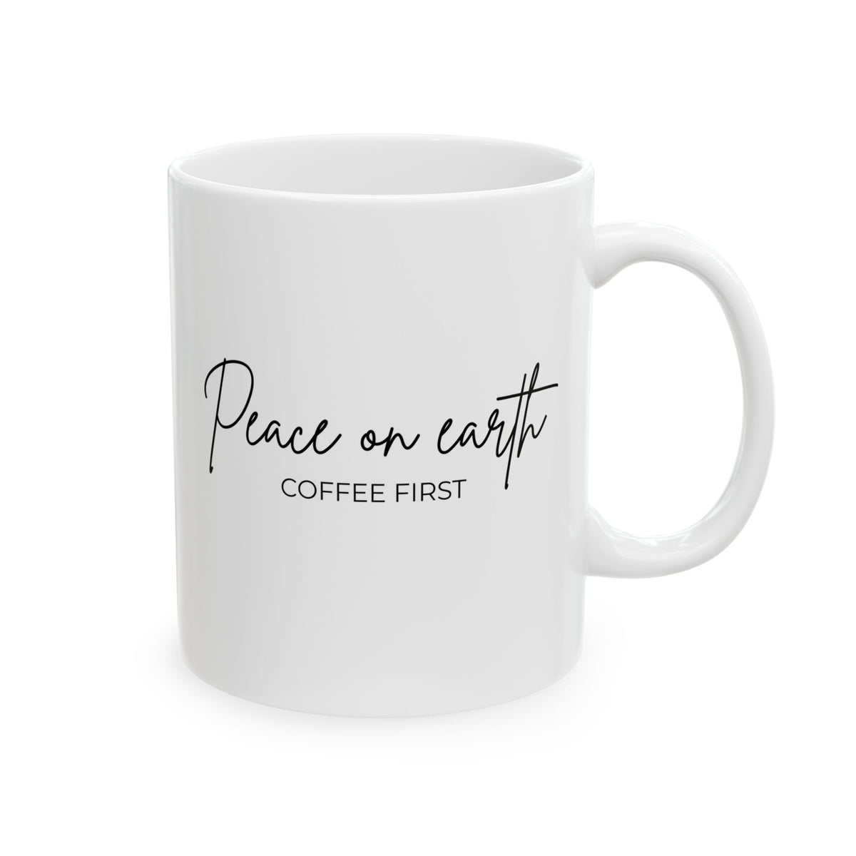 Peace on Earth Ceramic Mug – 11oz