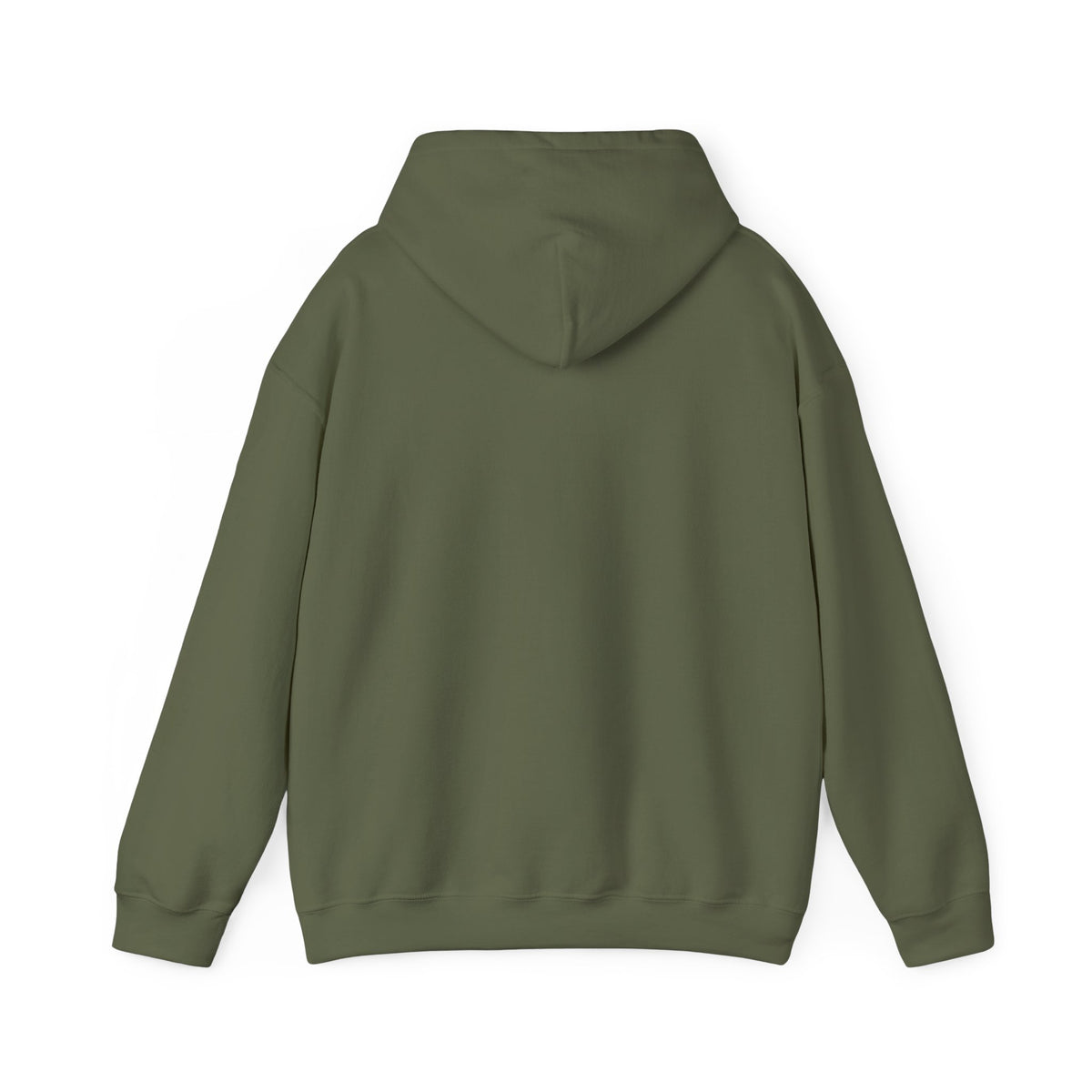 Grateful Hoodie – Military Green & Dark Chocolate