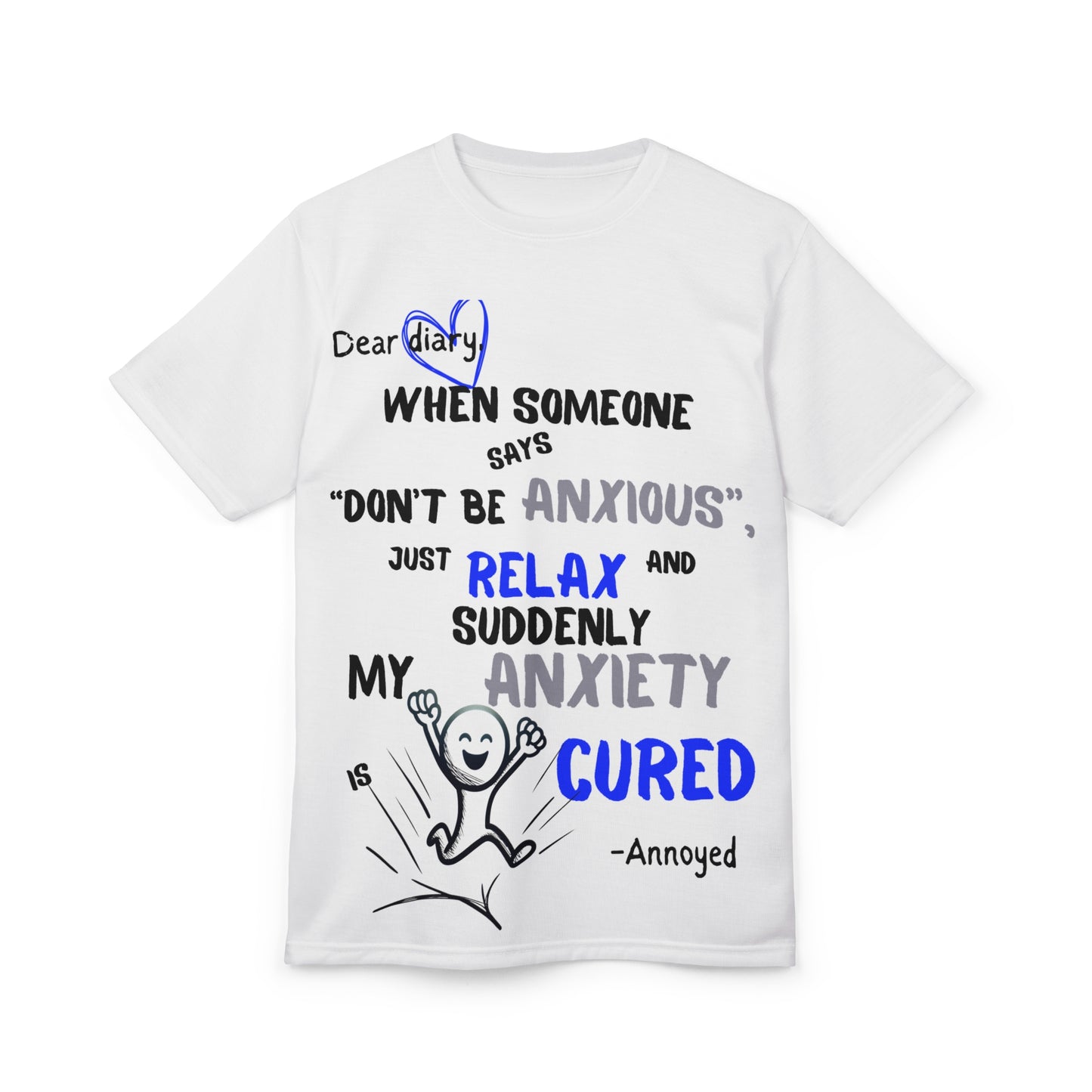 Anxiety Relief Graphic Tee (AOP)