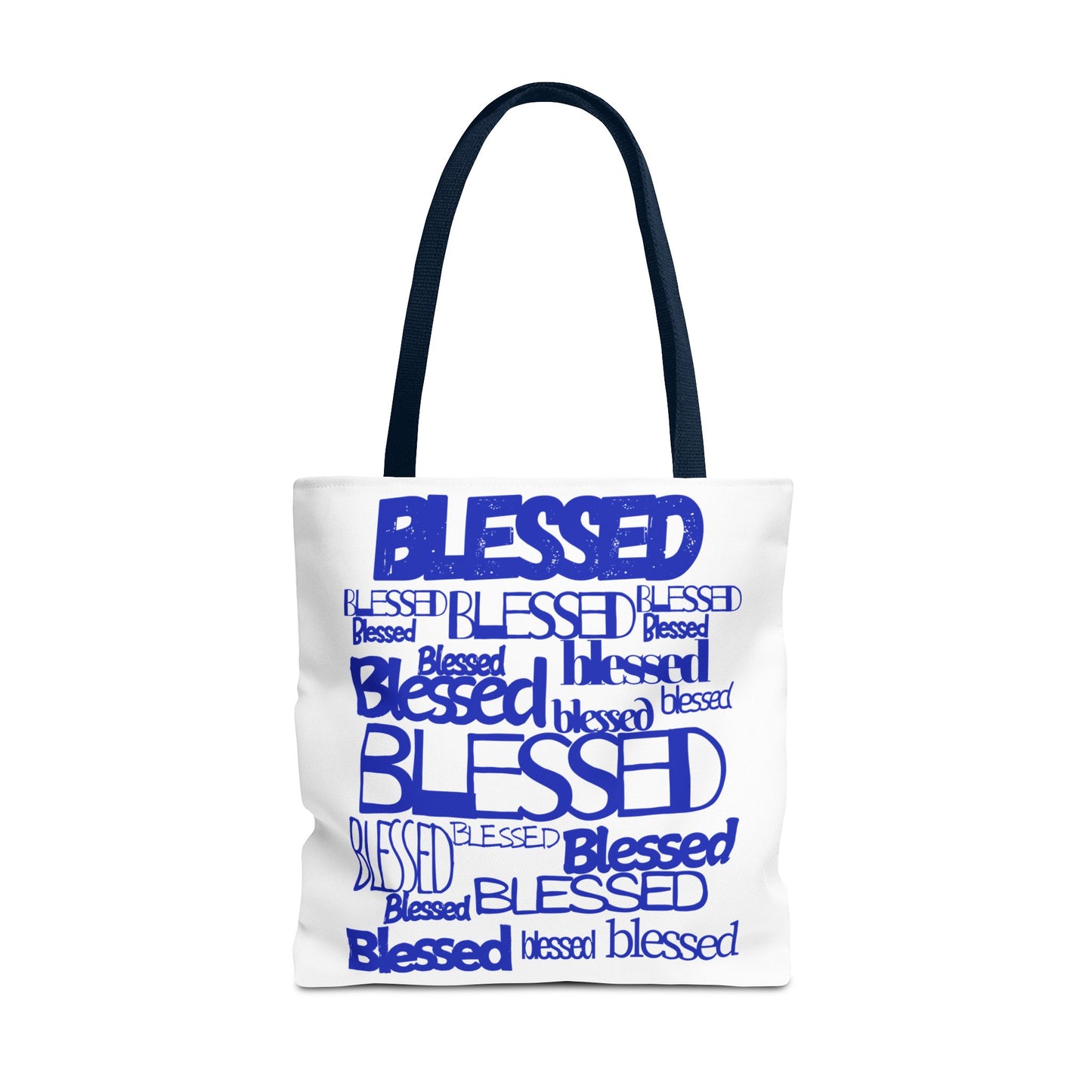 Blessed in Every Font Book Tote  (AOP)
