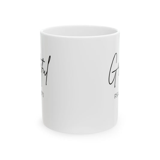 Grateful Ceramic Mug – 11oz