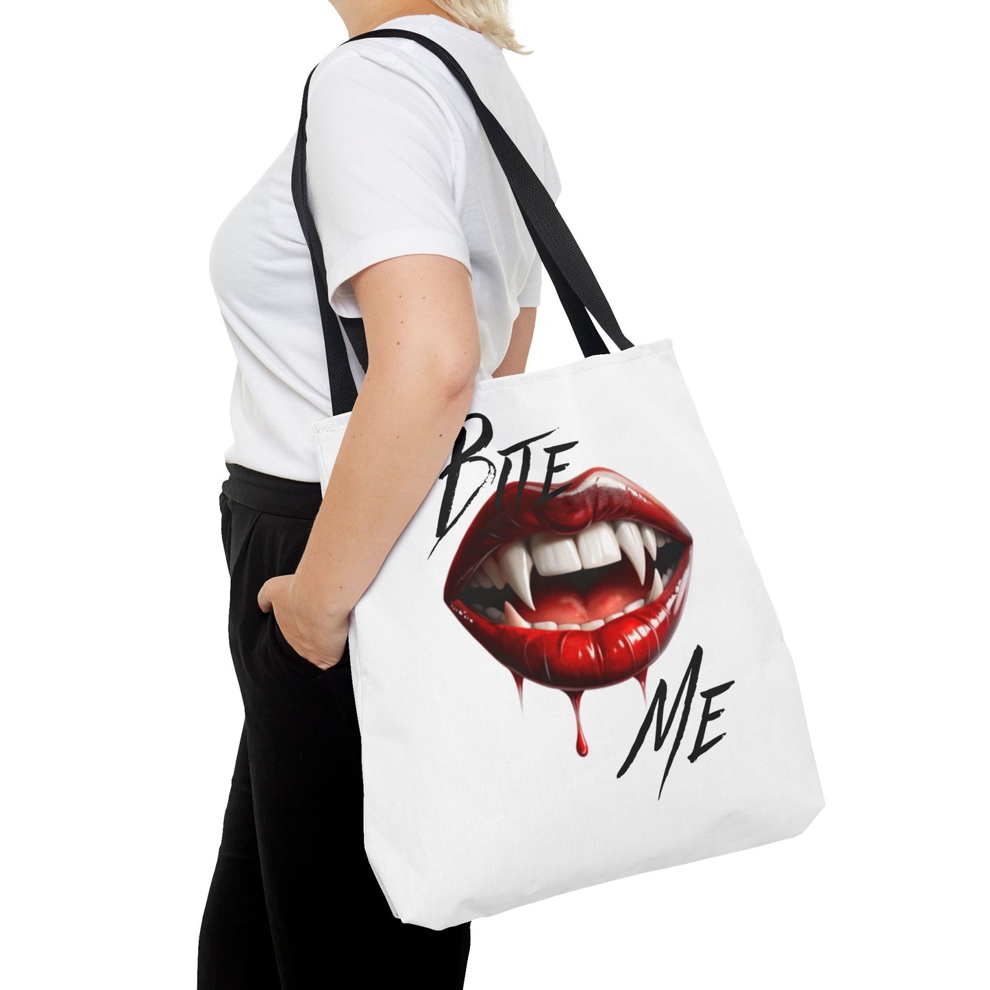 Bite Me Halloween Tote Bag