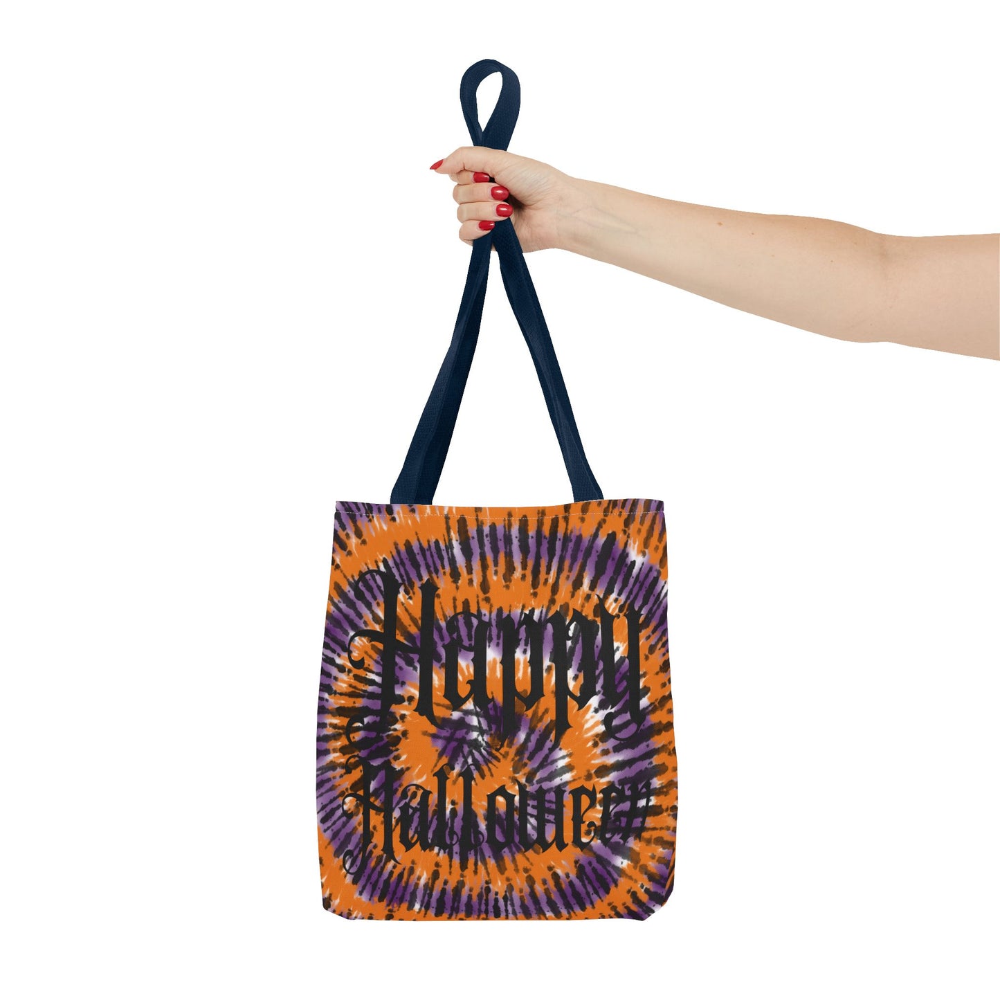 Happy Halloween Tie Dye Tote Bag