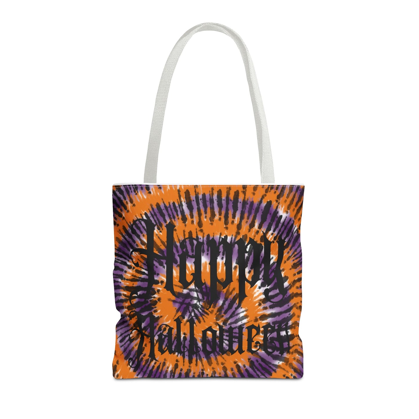 Happy Halloween Tie Dye Tote Bag