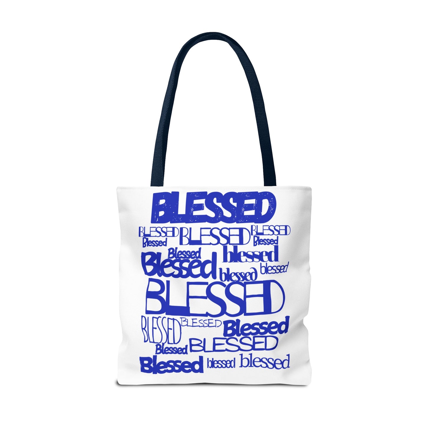 Blessed in Every Font Book Tote  (AOP)