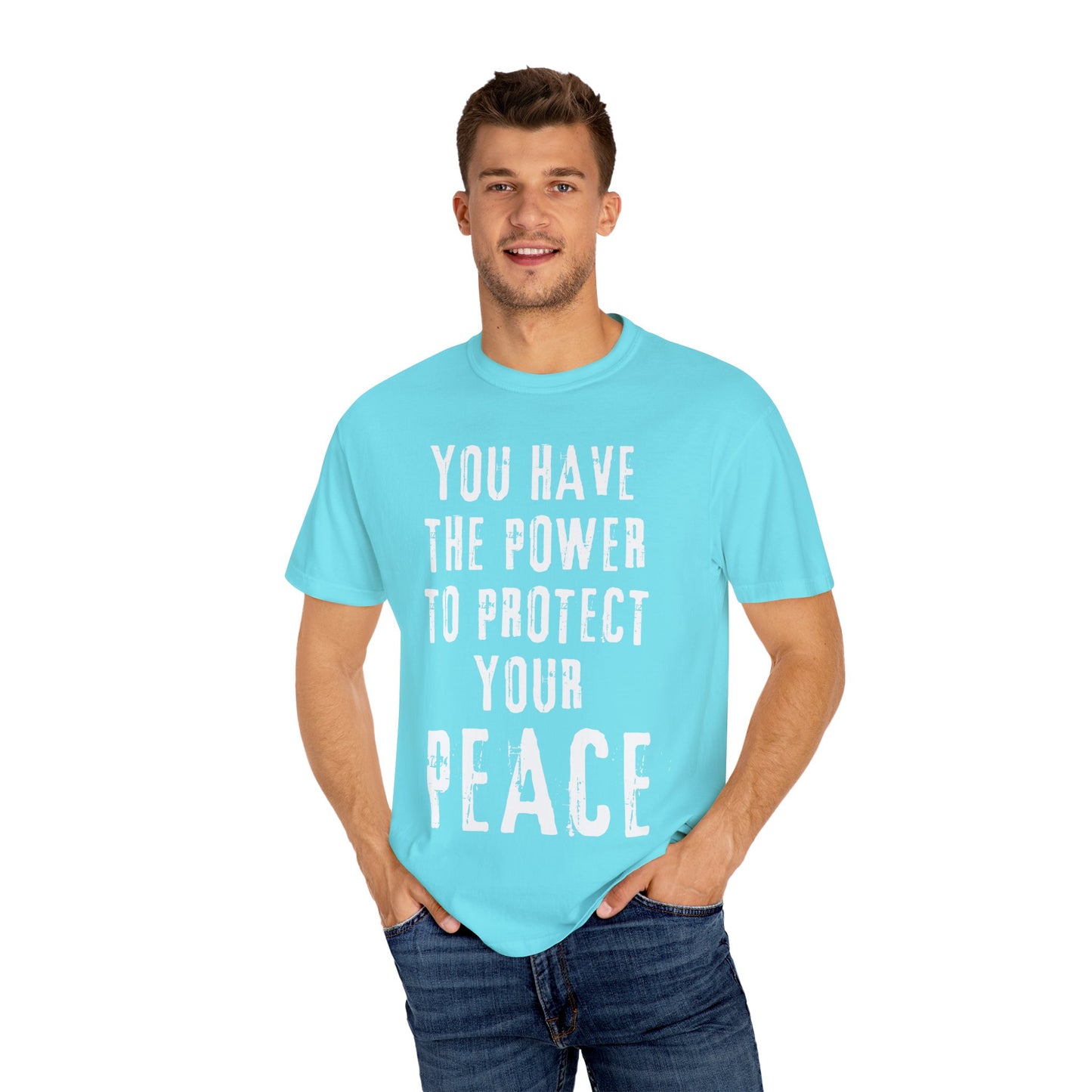 Empowered Peace Tee Unisex Garment-Dyed