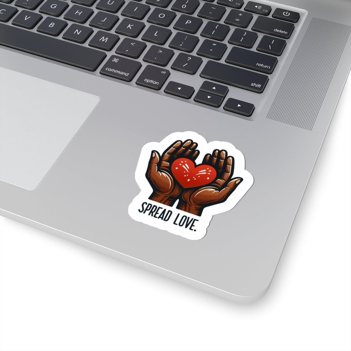 Spread Love Kiss-Cut Sticker — Positive Affirmation Decal