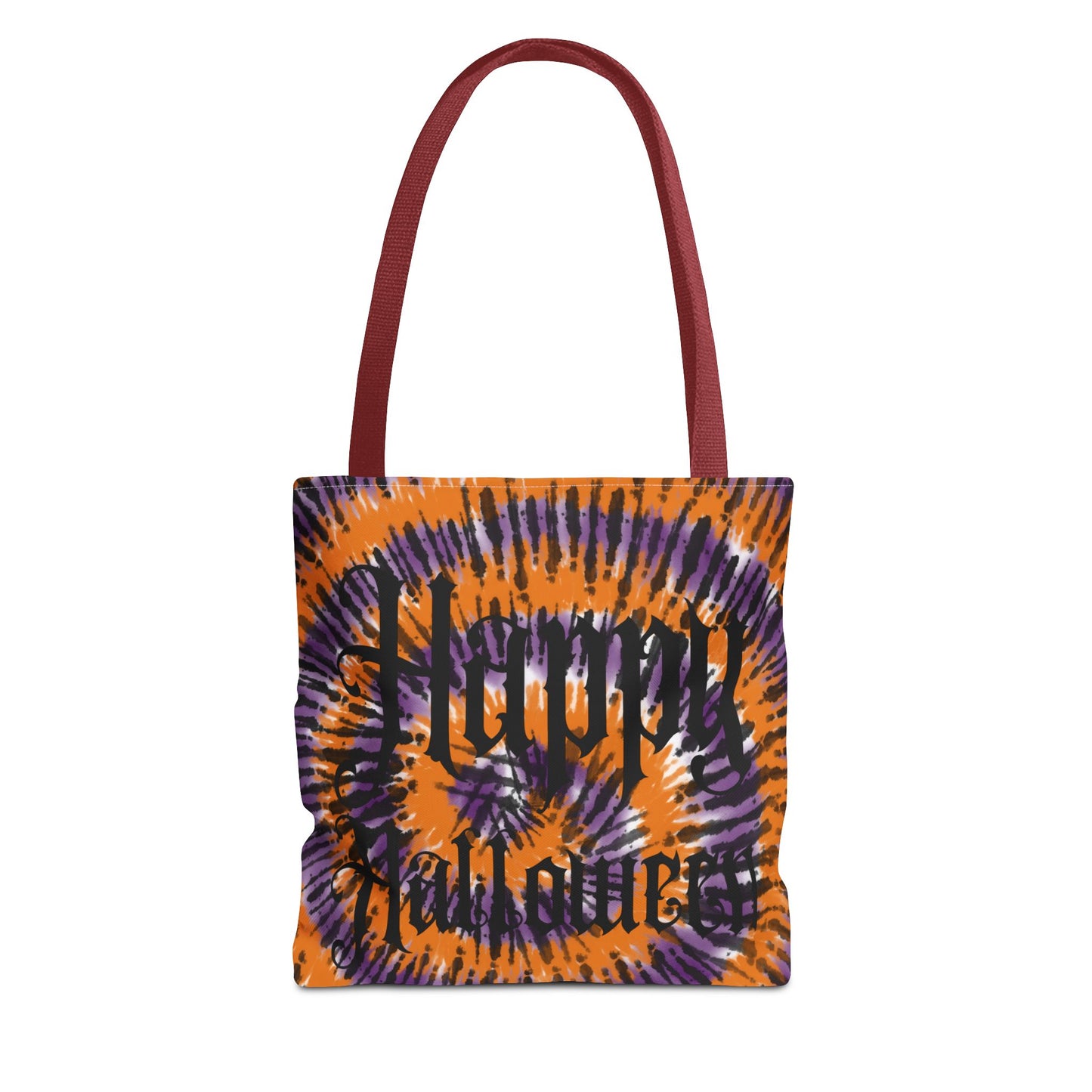Happy Halloween Tie Dye Tote Bag