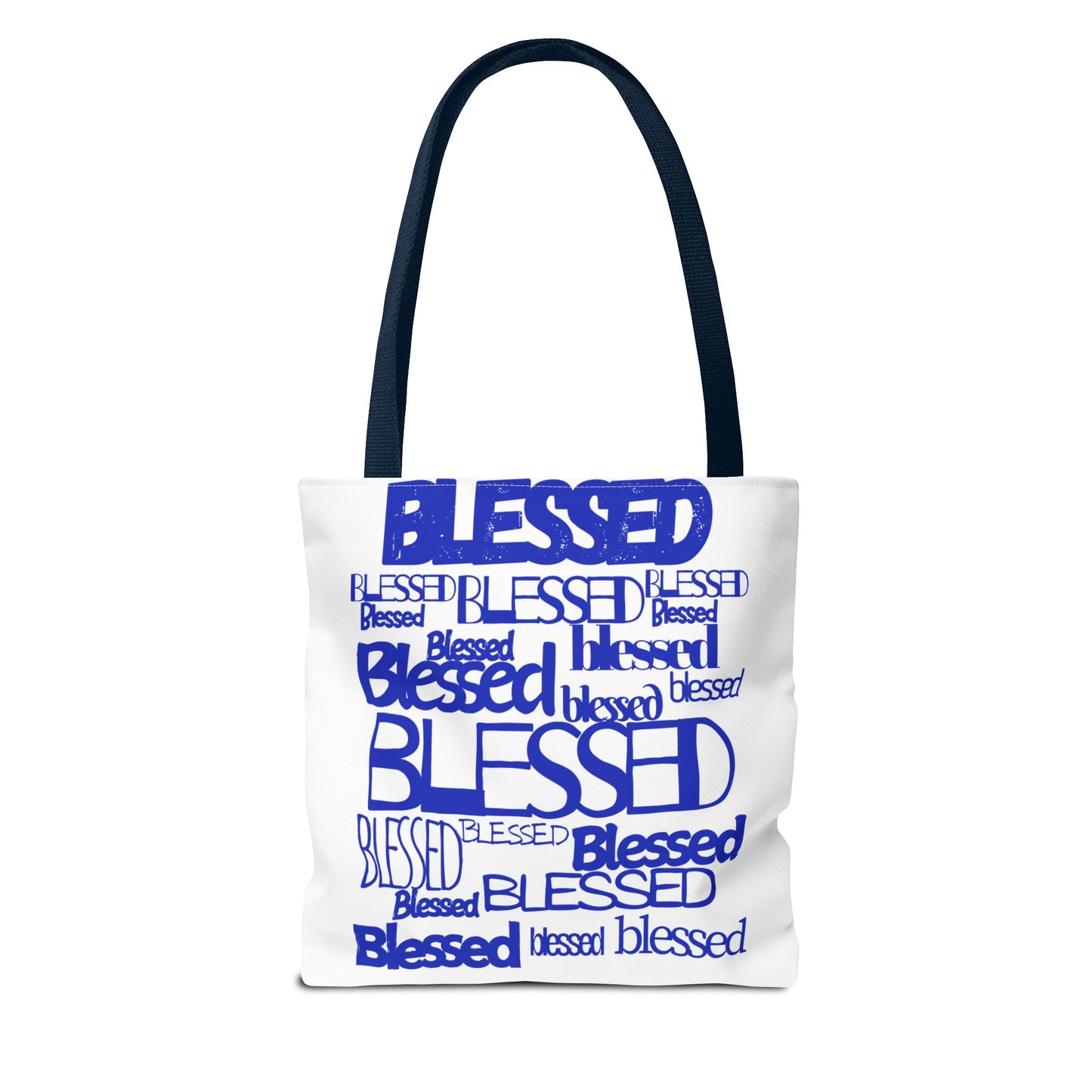 Blessed in Every Font Book Tote  (AOP)