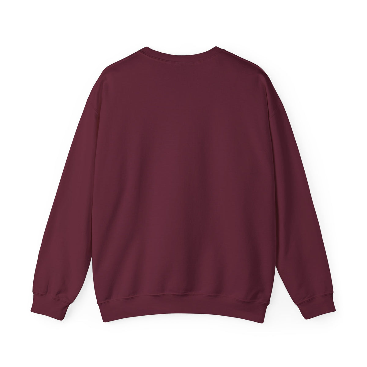 All Is Calm Crewneck Sweatshirt – Maroon & Forest Green