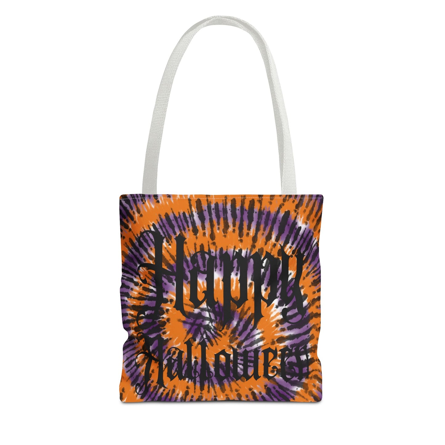 Happy Halloween Tie Dye Tote Bag