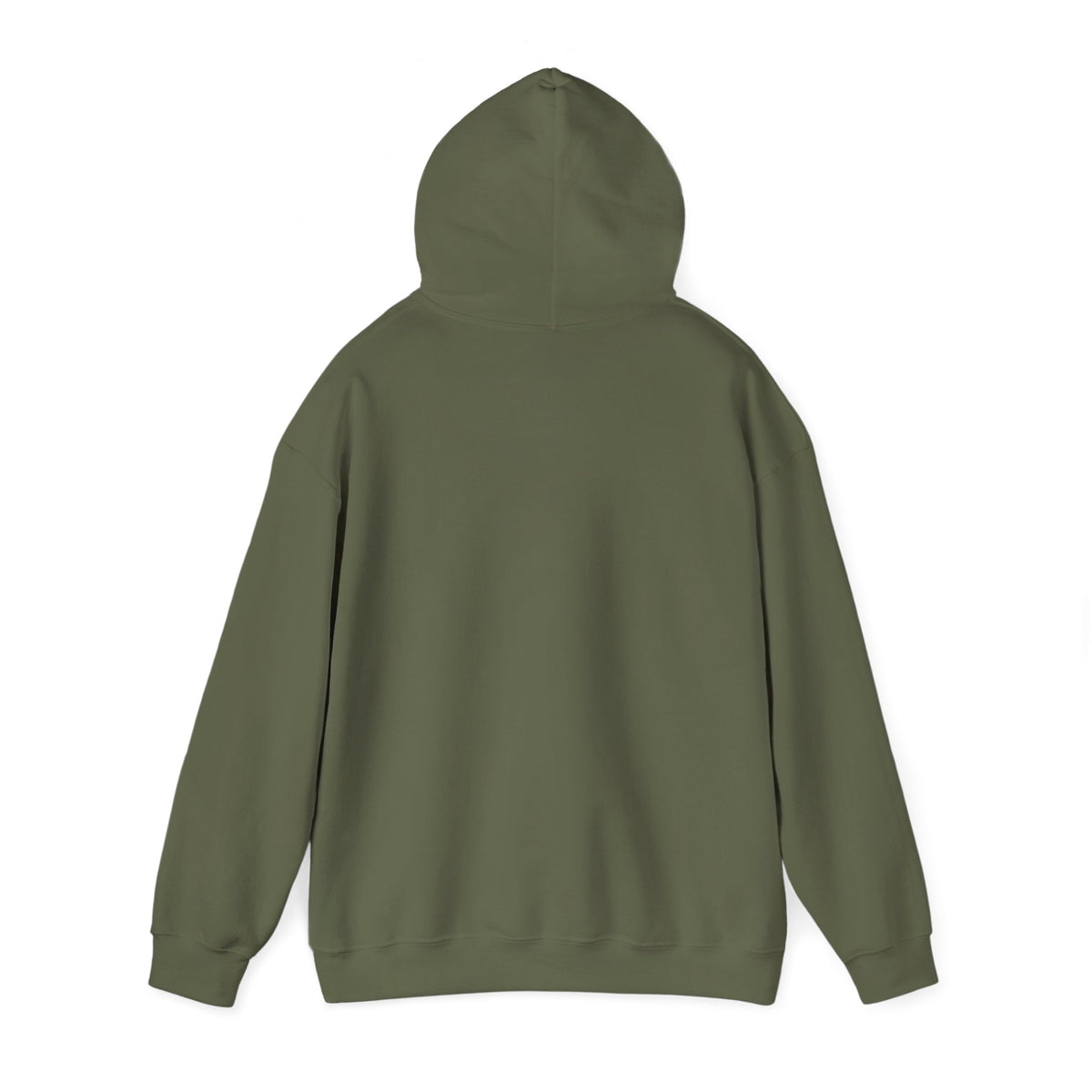 Grateful Hoodie – Military Green & Dark Chocolate