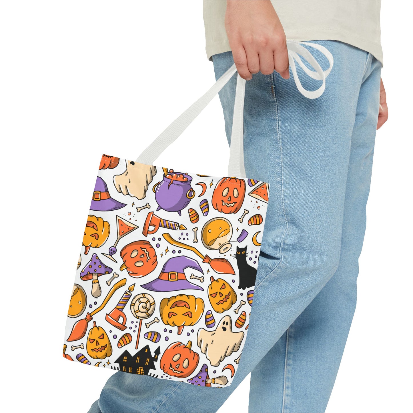 Halloween Print Tote Bag