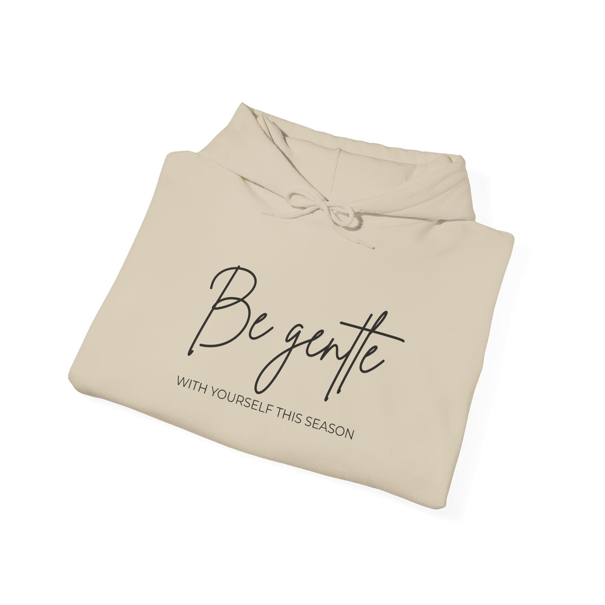 Be Gentle Hoodie – Light Pink & Sand