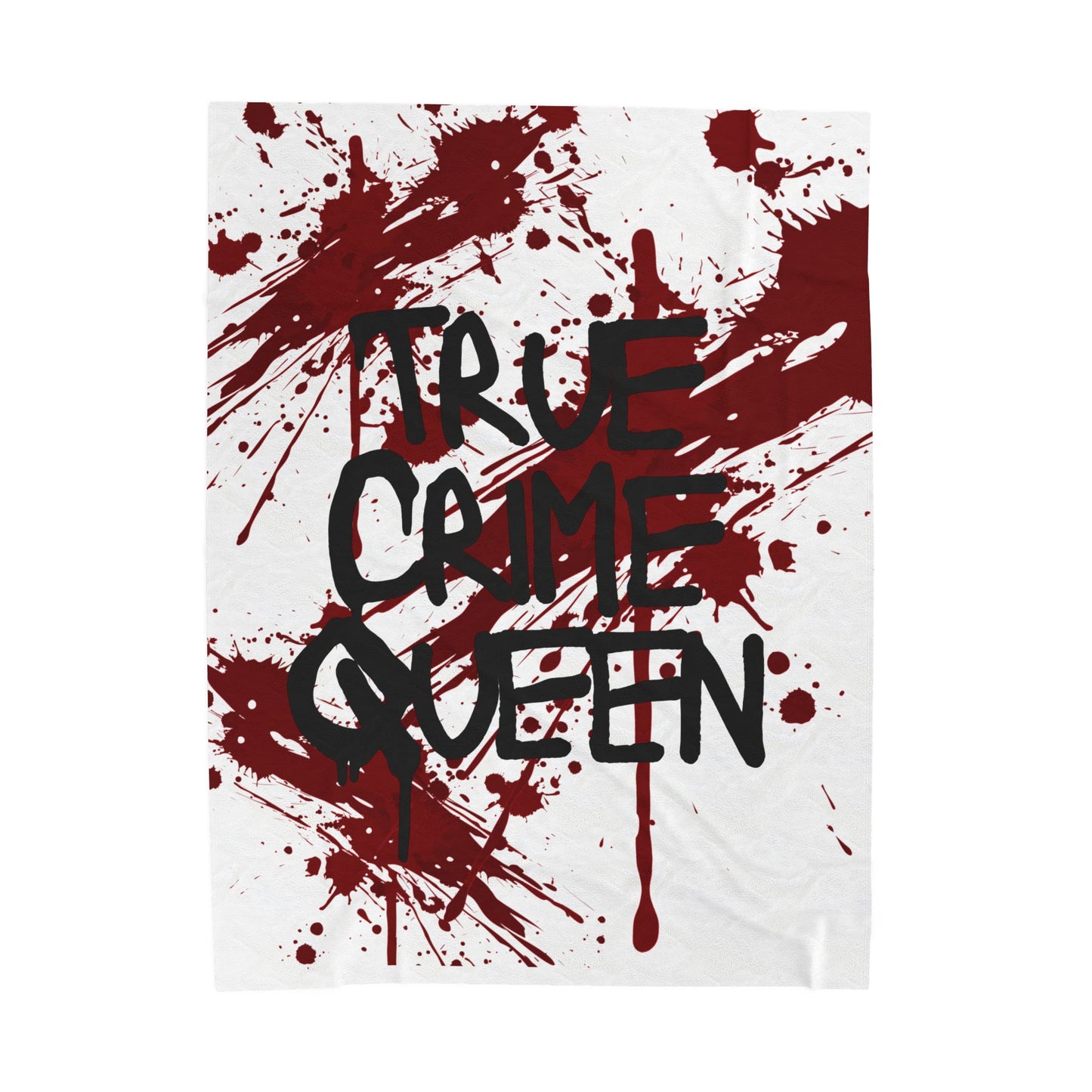 True Crime Queen Velveteen Plush Blanket, Cozy Throw for Crime Lovers, Home Décor, Gift for Fans, Soft Blanket for Movie Nights, True [...]