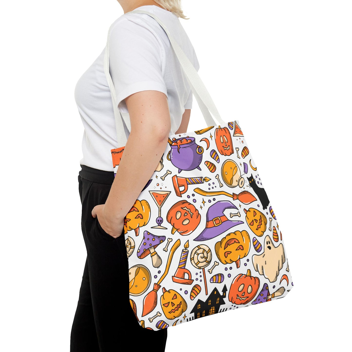 Halloween Print Tote Bag