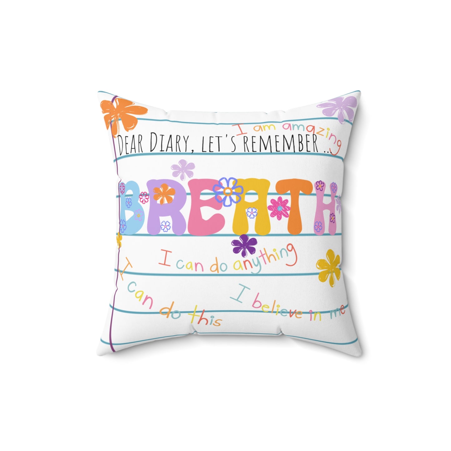 Breath & Believe Decorative Throw Pillow