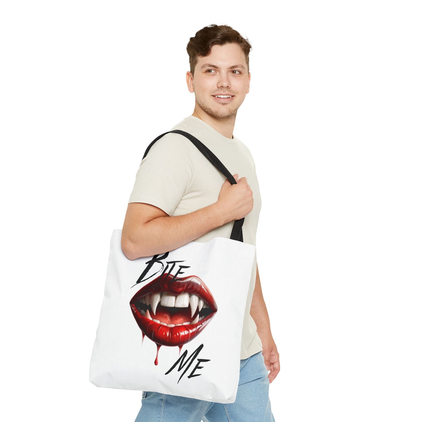 Bite Me Halloween Tote Bag