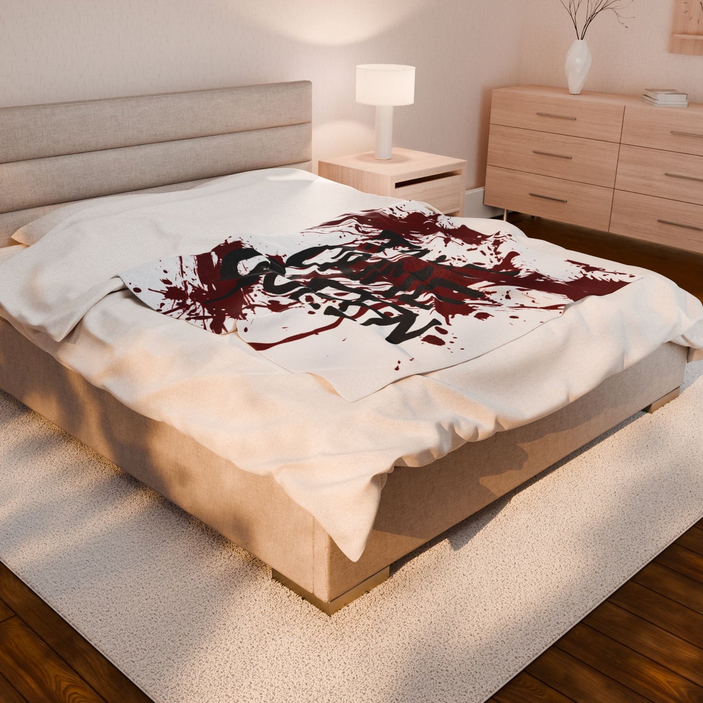 True Crime Queen Velveteen Plush Blanket, Cozy Throw for Crime Lovers, Home Décor, Gift for Fans, Soft Blanket for Movie Nights, True [...]