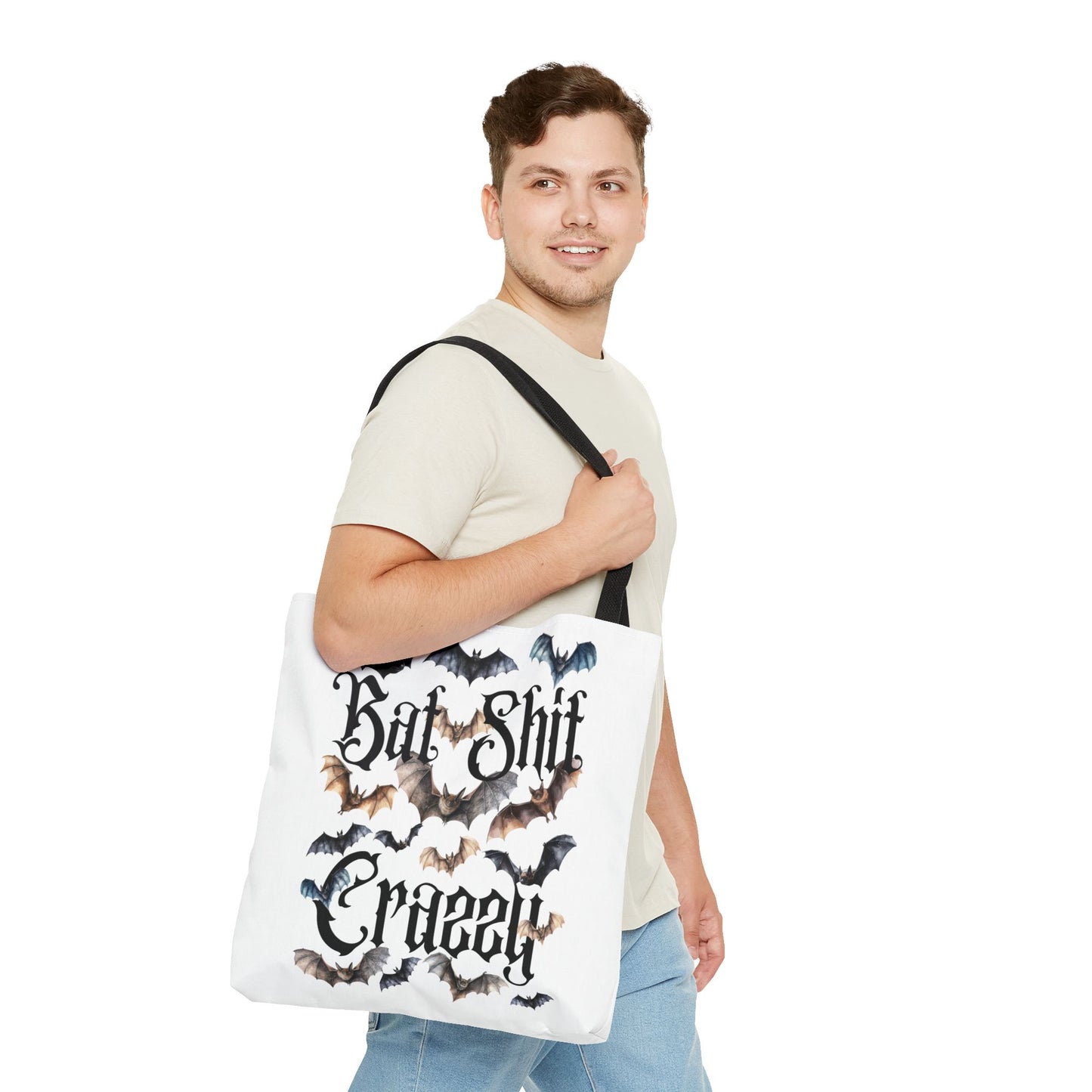 Bat Shit Crazy Halloween Tote Bag