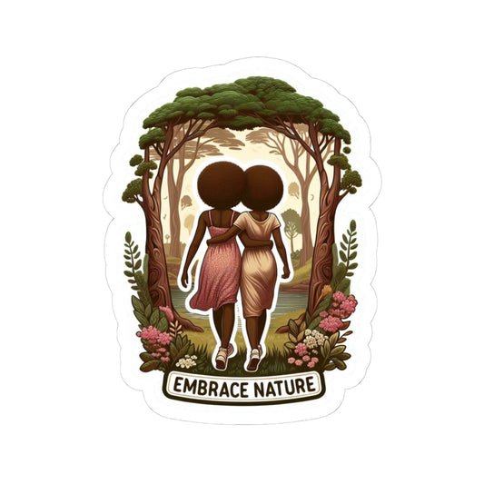 Embrace Nature Kiss-Cut Sticker