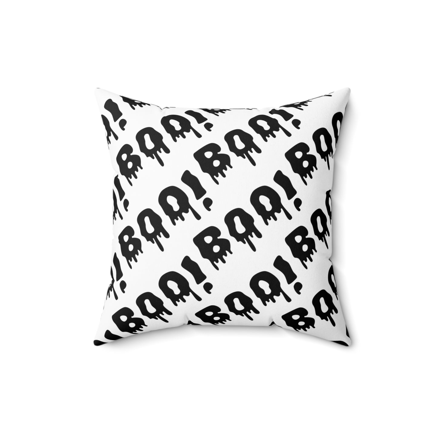 BOO! Halloween Pillow Spun Polyester Square