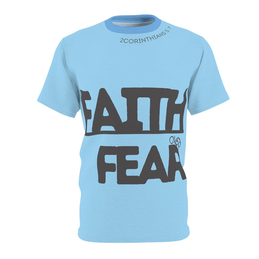 Faith vs Fear Unisex Tee (AOP)